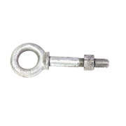 BARON MANUFACTURING Eye Bolt With Shoulder, Steel, Galvanized 22212